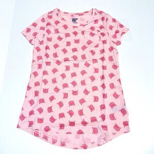 Spotted Zebra Girls' Short-Sleeve Tunic Top Girl X-Large 12 kitten pattern